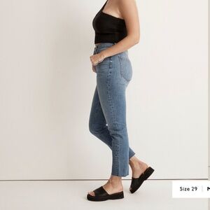 Madewell The Perfect Vintage Jean in Earlside Wash: Raw-Hem Edition